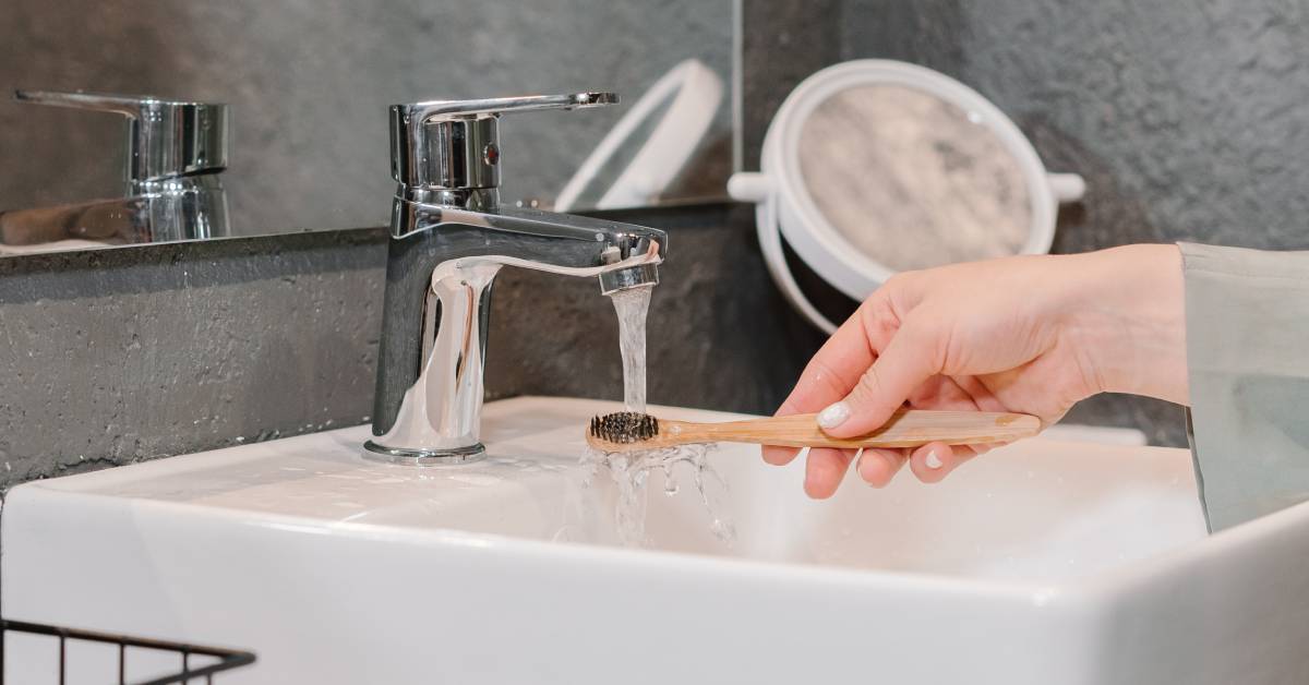 Brushing your teeth